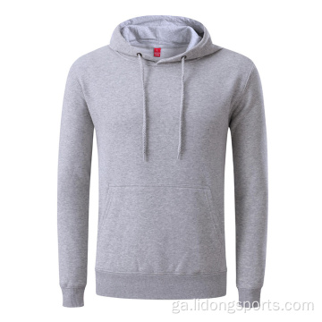 Lógó saincheaptha priontáil cadás hoodie bán bán